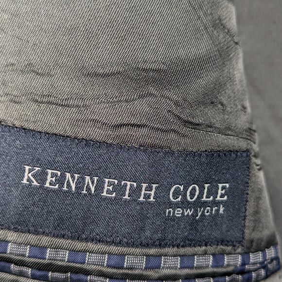 Kenneth Cole New York 42R 36x28 Suit Olive Green Men 2 Button Wool Blend USA - Picture 5 of 7